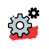 an icon of a gear